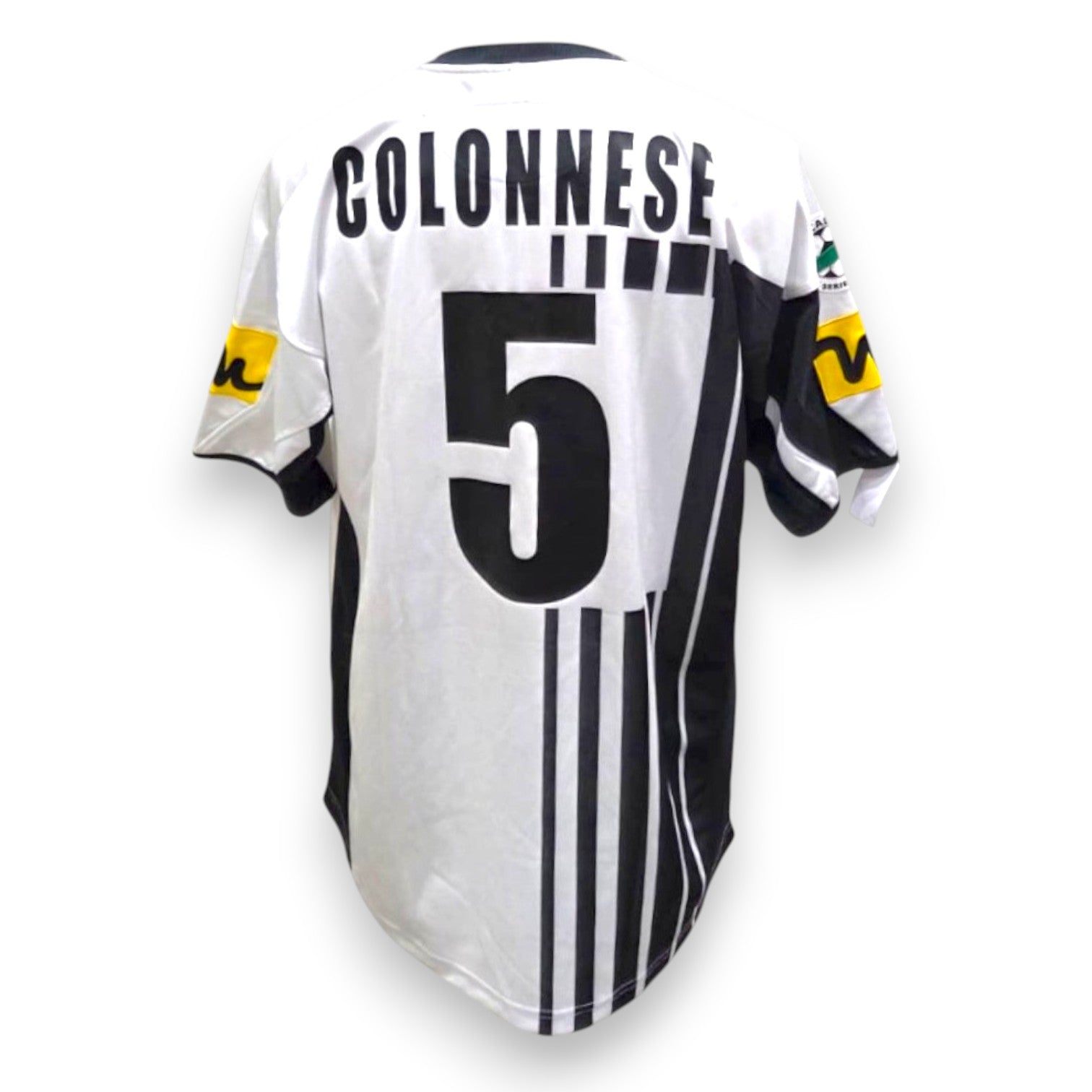 Retro maglia AC Siena Home 2004-05 numero 5 Colonnese Player Issued – Mass – cimelio vintage Serie A