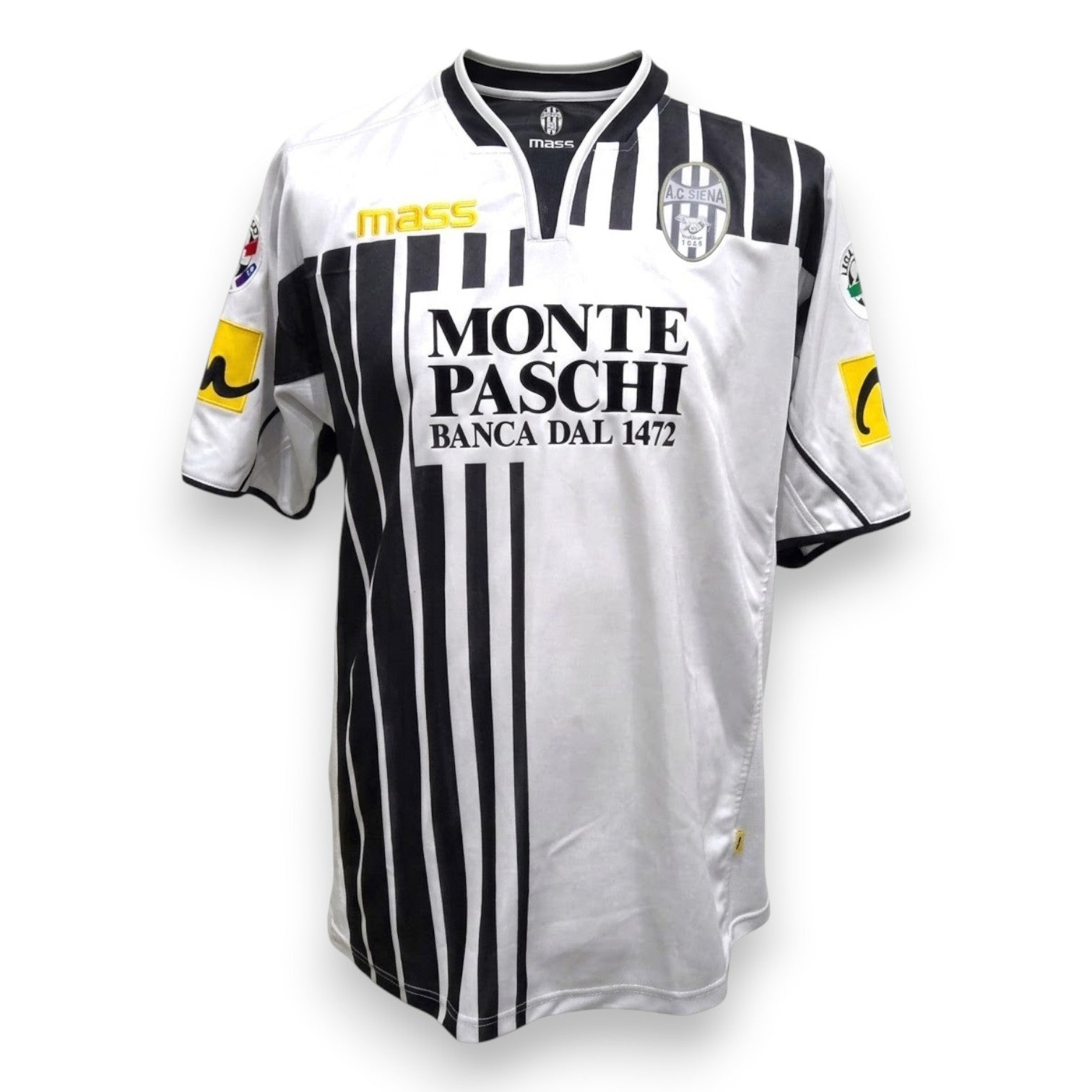 Maglia AC Siena Home 2004-05 Player Issued Francesco Colonnese N.5 – Mass – sponsor Monte Paschi – vintage Serie A