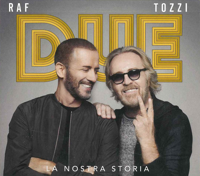 Doppio CD Raf Tozzi Due La Nostra Storia 2019 – copertina fronte – Warner Music