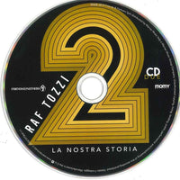 Disco CD Due Raf Tozzi La Nostra Storia 2019 – artwork dorato numero 2