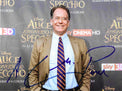 Fotografia autografata Alessandro Cecchi Paone photocall Alice Disney – autografo blu originale – MTM Memorabilia