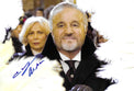 Fotografia autografata Christian De Sica scena film costume elegante – autografo blu originale – MTM Memorabilia