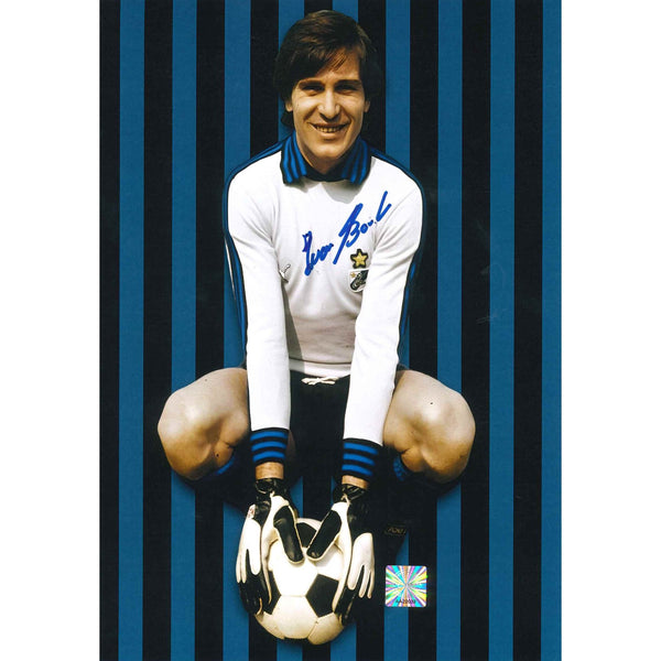 Fotografia Autografata Ivano Bordon – Inter – Portiere Campione – 29x21 cm – COA Witnessed Incluso