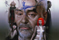 Fotografia autografata Luc Besson – composizione artistica tributo con personaggi di Léon, Il Quinto Elemento, Lucy e Anna – autografo originale pennarello blu – formato 30x20,2 cm – COA incluso