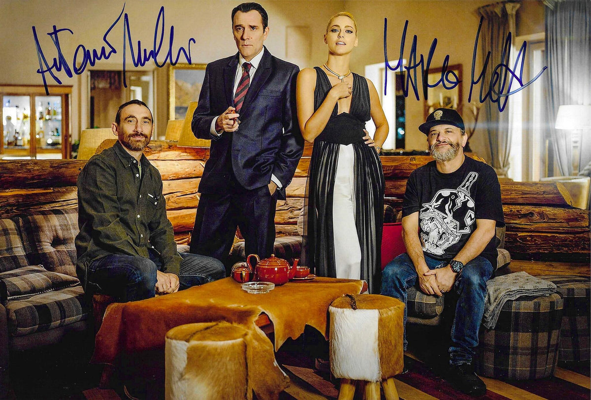 Fotografia autografata Manetti Bros Marco Antonio Manetti Diabolik – doppia firma originale – MTM Memorabilia