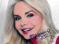 Fotografia autografata Maria Giovanna Elmi dedica cuore – autografo blu originale – MTM Memorabilia