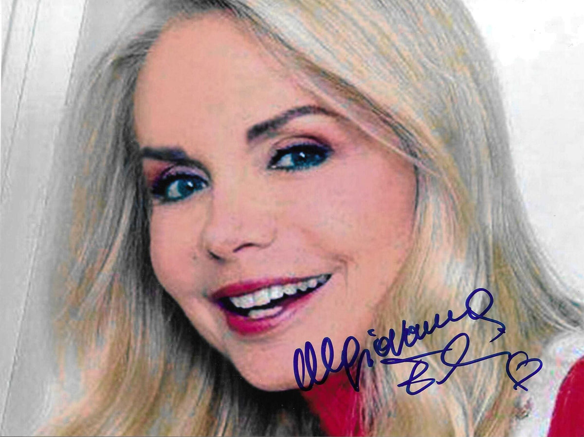 Fotografia autografata Maria Giovanna Elmi dedica cuore – autografo blu originale – MTM Memorabilia