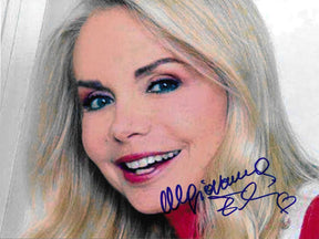 Fotografia autografata Maria Giovanna Elmi dedica cuore – autografo blu originale – MTM Memorabilia
