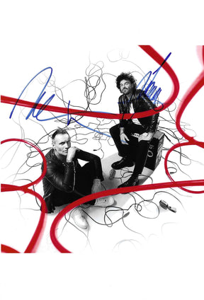 Fotografia autografata Nek Francesco Renga RengaNek – doppia firma originale – MTM Memorabilia