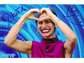 Fotografia autografata Nikita Pelizon Grande Fratello Vip cuore – autografo blu originale – MTM Memorabilia
