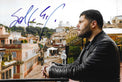 Fotografia autografata Salvatore Esposito Genny Savastano Gomorra terrazza Roma – autografo blu originale – MTM Memorabilia