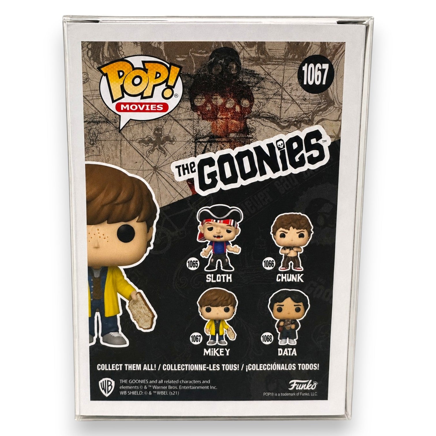 Retro Funko POP The Goonies serie completa – Sloth 1065 Chunk 1066 Mikey 1067 Data 1068