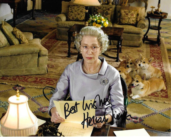 Fotografia Autografata Helen Mirren – The Queen – Regina Elisabetta II – COA Incluso