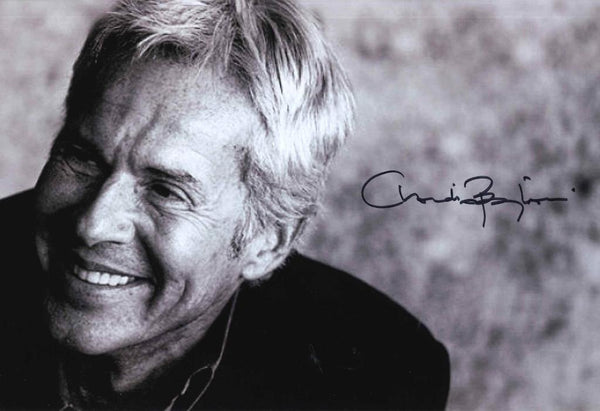 Fotografia Autografata Claudio Baglioni – Ritratto in Bianco e Nero – 29x20 cm – COA Incluso