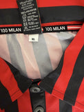 Etichetta interna 100 Milan Score Draw maglia AC Milan retro 1995-96 taglia XL – prodotto ufficiale licenziato