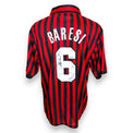 Retro maglia AC Milan retro 1995-96 nameset Baresi numero 6 autografato – firma originale – sponsor Opel