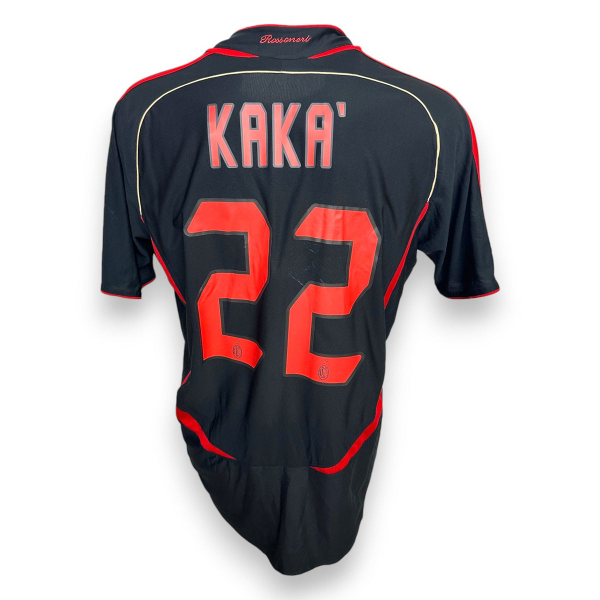 Retro maglia AC Milan Third 2006-07 numero 22 Kaká – nameset replica