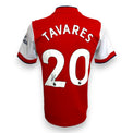 Retro maglia Arsenal Home 2021-22 nameset Tavares 20 autografata – Premier League patch – pennarello nero