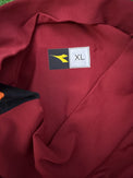 Etichetta interna Diadora bandiera gialla taglia XL maglia AS Roma Player Issued 2004-05