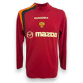 Maglia AS Roma Home 2004-05 Player Issued Diadora manica lunga – sponsor Mazda – stemma Lupa ASR – Limited Edition taglia XL