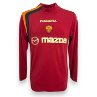Maglia AS Roma Home 2004-05 Player Issued Diadora manica lunga – sponsor Mazda – stemma Lupa ASR – Limited Edition taglia XL