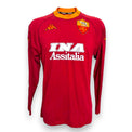 Maglia AS Roma Home 2000-01 Scudetto Player Issued Kappa – sponsor INA Assitalia – Vincent Candela – manica lunga