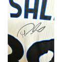 Primo piano numero 88 e autografo originale Mario Pasalic su maglia Atalanta Away 2021-22