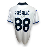 Retro maglia Atalanta Away 2021-22 nameset PAŠALIĆ numero 88 con autografo originale a pennarello nero