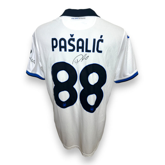 Retro maglia Atalanta Away 2021-22 nameset PAŠALIĆ numero 88 con autografo originale a pennarello nero