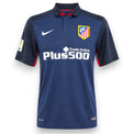 Maglia Atlético Madrid Away 2015-16 Carrasco Nike blu navy – sponsor Plus500 stemma Atlético e patch LFP