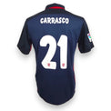 Retro maglia Atlético Madrid Away 2015-16 numero 21 Carrasco Nike blu navy – nome replica bianco