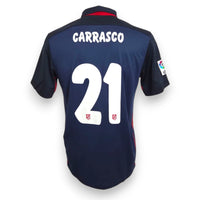 Retro maglia Atlético Madrid Away 2015-16 numero 21 Carrasco Nike blu navy – nome replica bianco