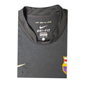 Colletto maglia Barcellona Away 2011-12 Nike Dri-FIT – etichetta taglia L més que un club e stemma FCB