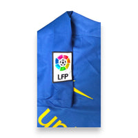 Patch LFP manica maglia Barcellona Home 2008-09 Nike – dettaglio swoosh giallo e tessuto blu