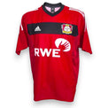 Maglia Bayer Leverkusen Home 2002-03 Berbatov numero 9 – Adidas – sponsor RWE banda nera rossa – taglia L condizioni Excellent vintage