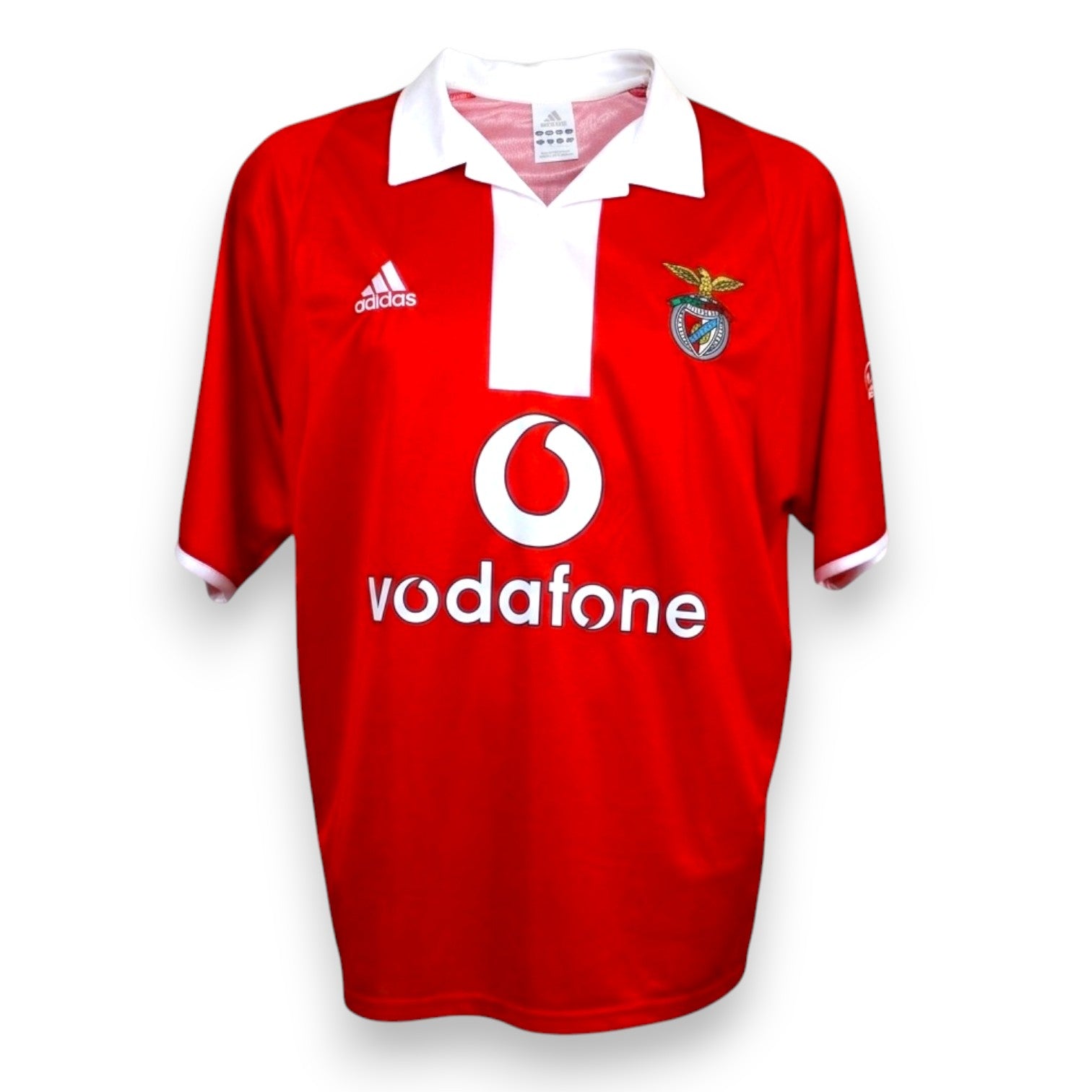 Maglia Benfica Home 2003-04 Centenario Store adidas – sponsor Vodafone – aquila ricamata – Nuno Gomes