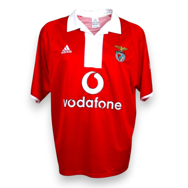 Maglia Benfica Home 2003-04 Centenario Store adidas – sponsor Vodafone – aquila ricamata – Nuno Gomes