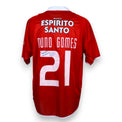 Retro maglia Benfica 2003-04 numero 21 Nuno Gomes autografata con dedica – Banco Espirito Santo – adidas