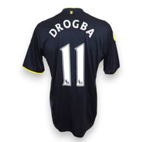 Retro maglia Chelsea Away 2009-10 Drogba numero 11 – nome e numero replica – Adidas Premier League