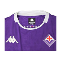 Colletto della maglia Fiorentina 2025/26 con etichetta Kappa Medium, dicitura Gara e tredici gigli