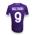 Retro maglia Fiorentina Home 2025/26 con nameset originale Beltrán 9 e scritta Fiorentina