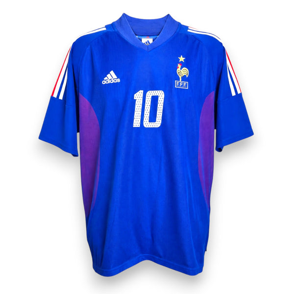 Maglia Francia Home 2002 – Zidane – N.10 – Vintage Store – Adidas – Mondiali – Nome e Numero Replica