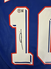 Autografo originale Zinedine Zidane sul numero 10 maglia Francia 1998 replica