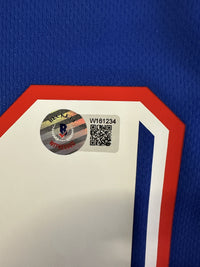 Hologram di certificazione Beckett Witnessed maglia Francia Zidane 1998 replica