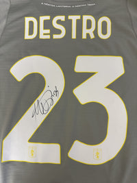 Dettaglio collo maglia Genoa Third 2021-22 Kappa XL – stemma città di Genova