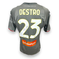 Retro maglia Genoa Third 2021-22 nameset DESTRO numero 23 con autografo originale