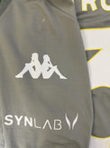 Dettaglio sponsor di manica Synlab su maglia Genoa Third 2021-22 Kappa