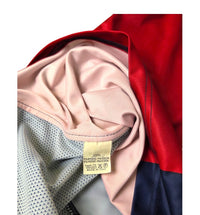Etichetta di composizione in poliestere Made in Italy della maglia Genoa Home 2010/11 Asics