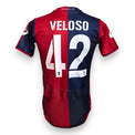 Retro maglia Genoa Home 2010/11 con nameset originale Veloso 42 e scritta 7 Settembre 1893