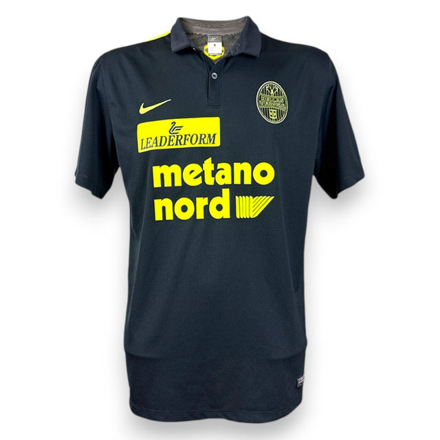 Maglia Hellas Verona Away 2015-16 Giampaolo Pazzini autografata – Nike Dri-FIT – sponsor Metano Nord Leaderform – condizioni Excellent